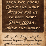 Vodou prayers to Lwa Papa Legba, Divine Messenger and Road Opening in the Vodou tradition by Erzulie's Voodoo in New Orleans.