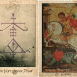 Vodou Spirits, Voodoo Lwa and the Voodoo Spirits Catholic Saint Counterparts in the Vodou Religion. Voodoo Spirit & Vodou Lwa Ogoun Feray, the Warrior Spirit and the Catholic Saint Counterpart St. George by Erzulie's Voodoo in New Orleans.