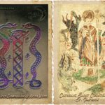 Vodou Spirits, Voodoo Lwa and the Voodoo Spirits Catholic Saint Counterparts in the Vodou Religion. Voodoo Spirit & Vodou Lwa Damballah, the Father Lwa and wife, Ayida-Wedo and the Catholic Saint Counterpart St. Patrick by Erzulie's Voodoo in New Orleans.