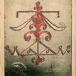 Voodoo Veves and Sacred Vodou Veve for Ogoun Balendjo, the Healing Warrior in the Vodou Religion by Erzulie's Voodoo in New Orleans.