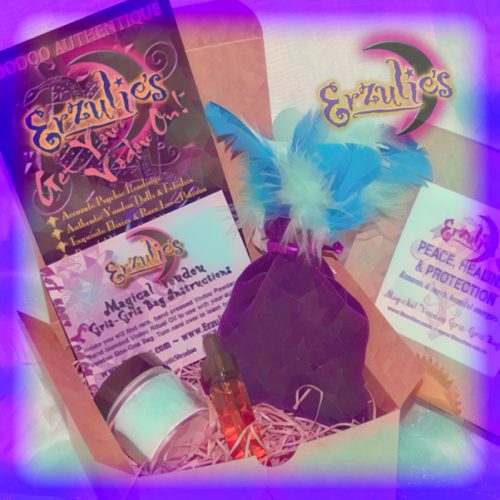 New Orleans Voodoo Spells & New Orleans Voodoo Gris Gris Bags ~ Peace, Healing & Protection New Orleans Gris-Gris Bags & Magical Mojo Bags for Bringing Peace, Healing Energies and Protective Energies at Erzulie’s Voodoo New Orleans